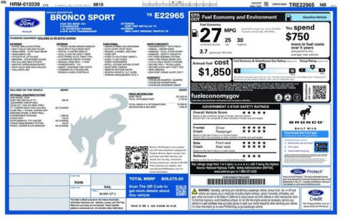 2026 Ford Bronco Sport Big Bend
