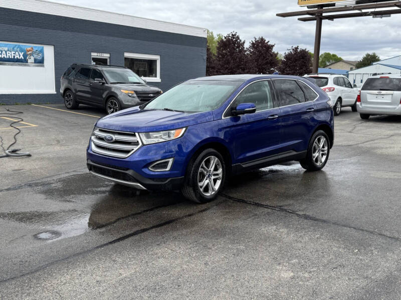 Used 2015 Ford Edge Titanium with VIN 2FMTK4K98FBB15507 for sale in Green Bay, WI