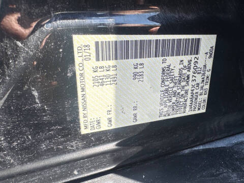 2018 Nissan Maxima 3.5 SV