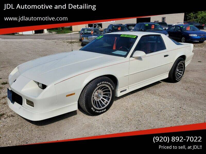 1989 Chevrolet Camaro for sale at JDL Automotive and Detailing in Plymouth WI