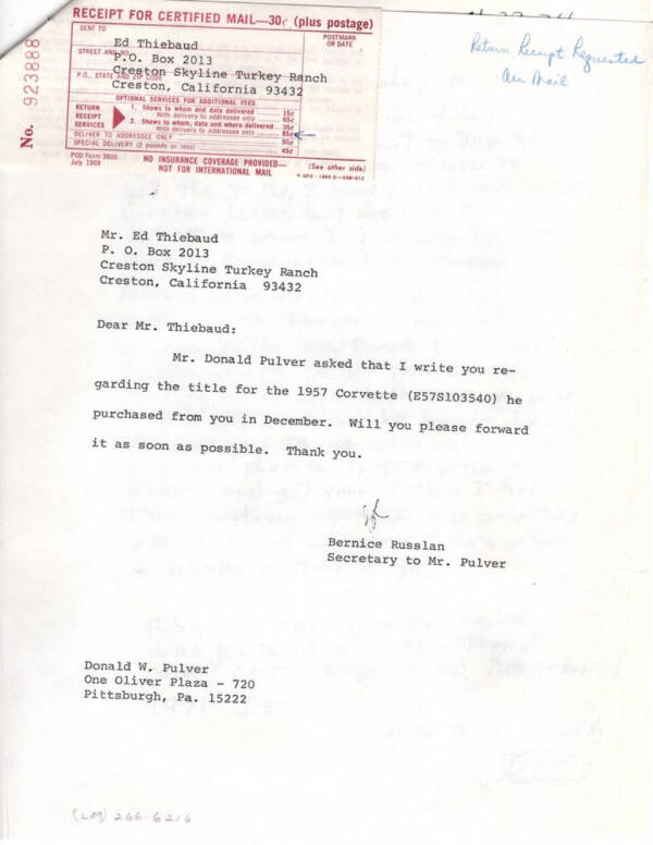 1957 Chevrolet Corvette