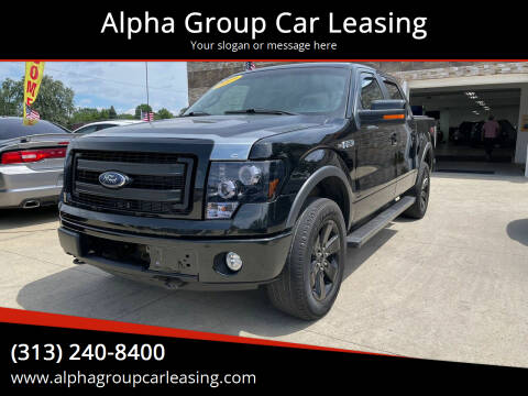 2013 Ford F-150 for sale at Alpha Group Car Leasing in Redford MI