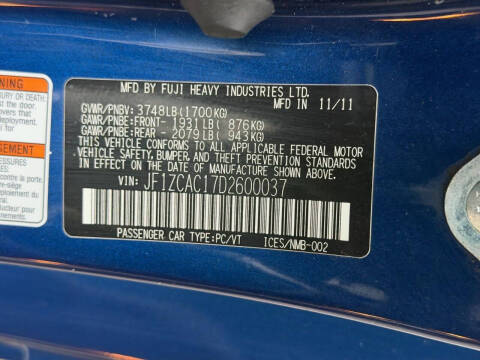 2013 Subaru BRZ Limited