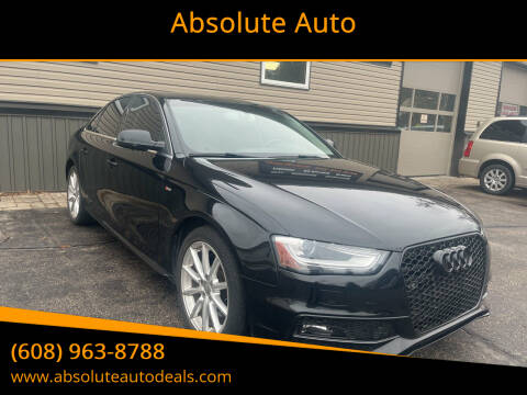 2014 Audi A4 for sale at Absolute Auto in Baraboo WI