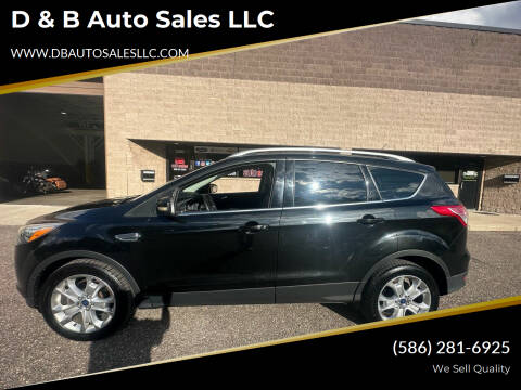 2015 Ford Escape for sale at D & B Auto Sales LLC in Harrison Township MI