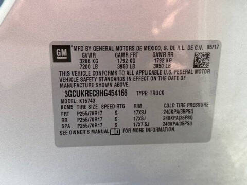 2017 Chevrolet Silverado 1500