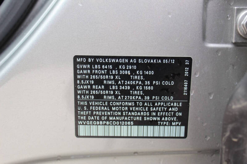 2012 Volkswagen Touareg Hybrid