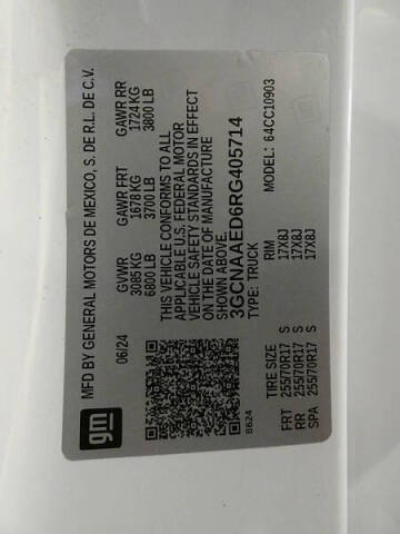 2024 Chevrolet Silverado 1500 Work Truck