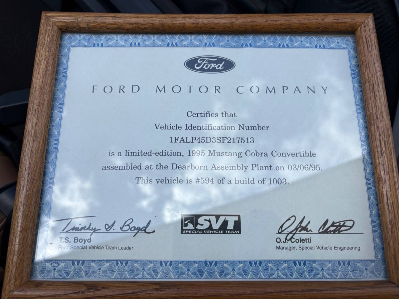 1995 Ford Mustang SVT Cobra 46