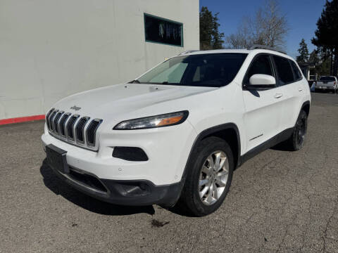 2016 Jeep Cherokee for sale at Mudarri Motorsports in Kirkland WA