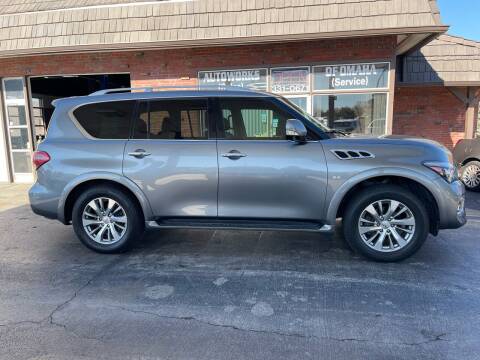 2015 Infiniti QX80 for sale at AUTOWORKS OF OMAHA INC in Omaha NE
