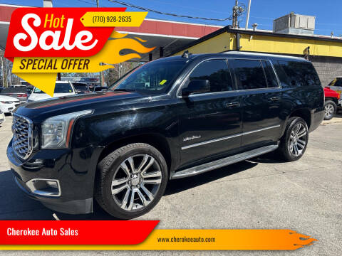 2019 GMC Yukon XL for sale at Cherokee Auto Sales in Acworth GA