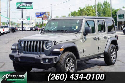 2021 Jeep Wrangler Unlimited for sale at Preferred Auto Fort Wayne in Fort Wayne IN