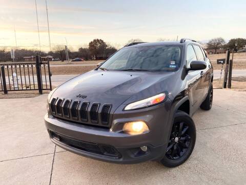 2014 Jeep Cherokee for sale at Texas Luxury Auto in Cedar Hill TX