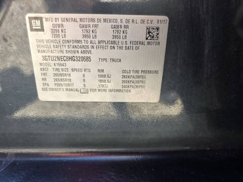 2017 GMC Sierra 1500 SLT