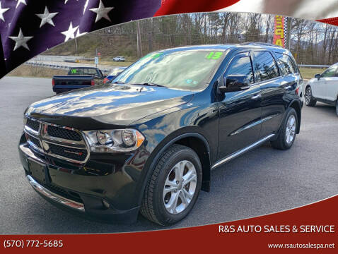 2013 Dodge Durango for sale at R&S Auto Sales & SERVICE in Linden PA