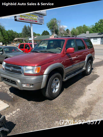 1999 Toyota 4Runner for sale at Highbid Auto Sales in Westminster CO