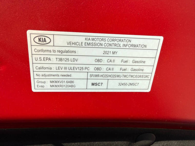 2021 Kia Rio S