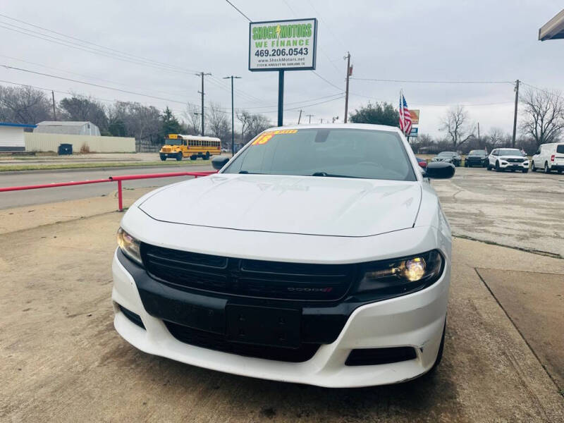 2018 Dodge Charger for sale at Shock Motors in Garland TX