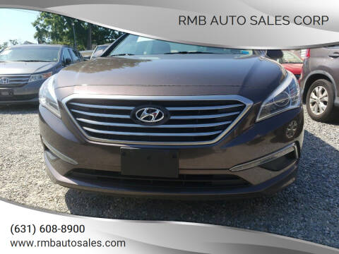 2015 Hyundai Sonata for sale at RMB Auto Sales Corp in Copiague NY