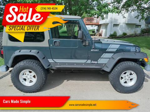 2005 Jeep Wrangler for sale at Cars Made Simple in Union MO