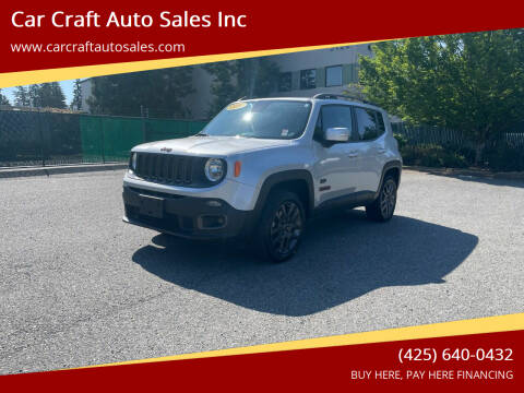 2016 Jeep Renegade for sale at Car Craft Auto Sales Inc in Lynnwood WA