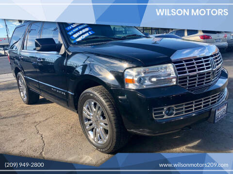 2008 Lincoln Navigator for sale at WILSON MOTORS in Stockton CA