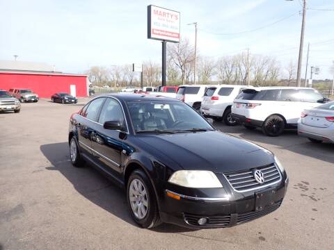 2002 Volkswagen Passat for sale at Marty's Auto Sales in Savage MN
