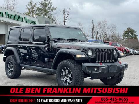 2019 Jeep Wrangler Unlimited for sale at Ole Ben Franklin Motors KNOXVILLE - Clinton Highway in Knoxville TN