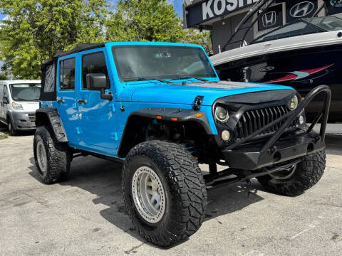 2017 Jeep Wrangler Unlimited for sale at Kosher Motors in Hollywood FL