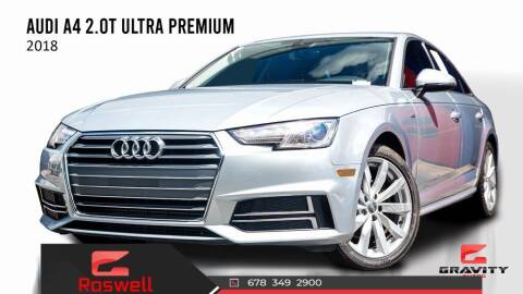 2018 Audi A4 for sale at Gravity Autos Roswell in Roswell GA