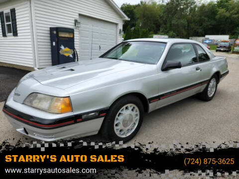 1988 Ford Thunderbird for sale at STARRY'S AUTO SALES in New Alexandria PA