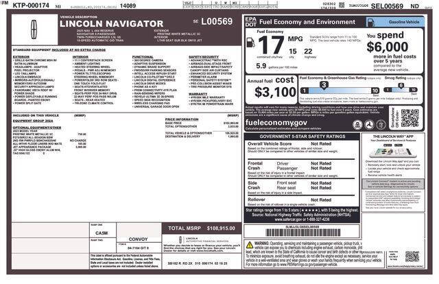 2025 Lincoln Navigator L Reserve