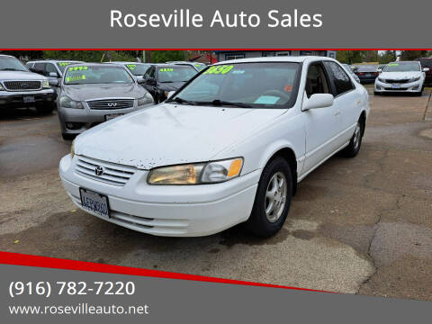 1999 Toyota Camry for sale at Roseville Auto Sales in Roseville CA
