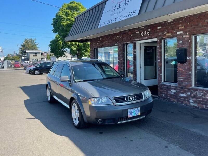 2002 Audi Allroad for sale at M&M Auto Sales in Portland OR