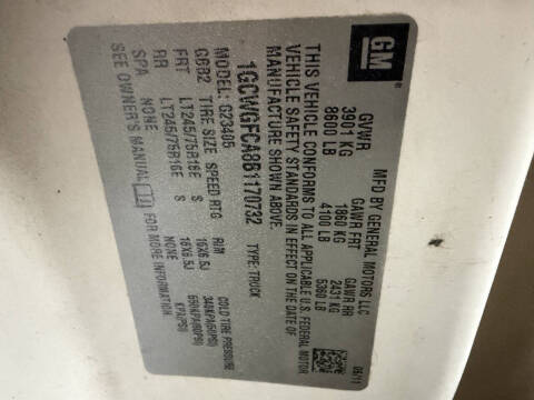 2011 Chevrolet Express 2500