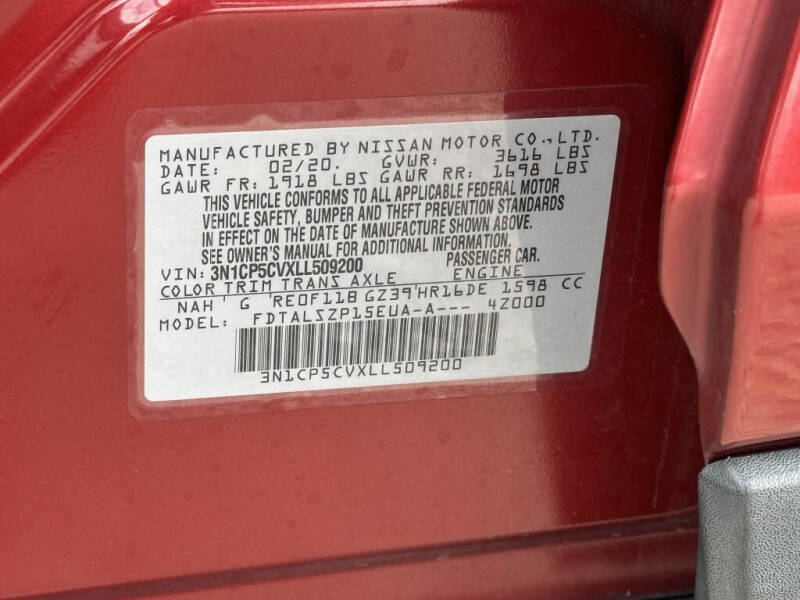 2020 Nissan Kicks SV