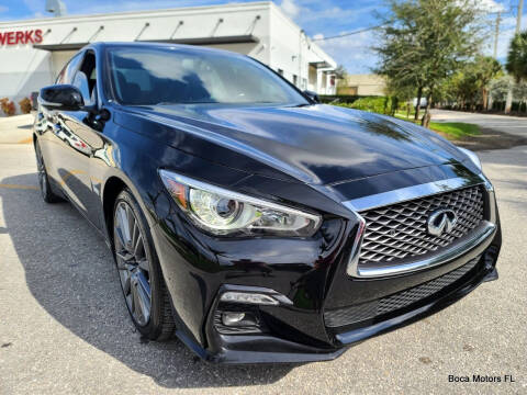 2018 Infiniti Q50 for sale at Cosmo Motors in Pompano Beach FL