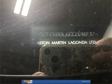 2016 Aston Martin V8 Vantage GT Roadster