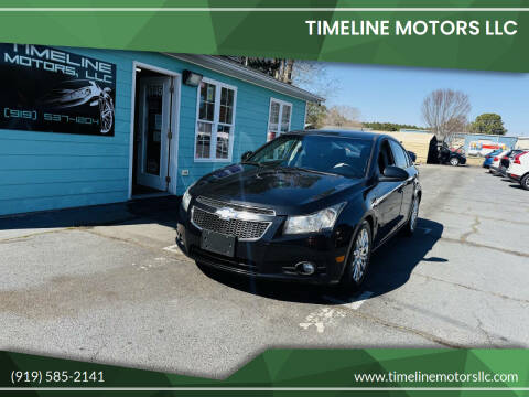 2013 Chevrolet Cruze for sale at Timeline Motors LLC in Clayton NC