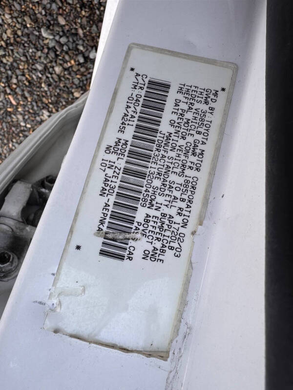 2003 Toyota Corolla LE