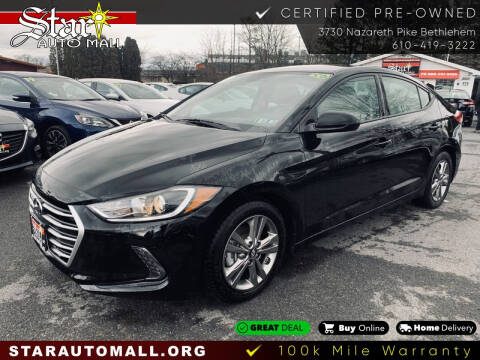 2017 Hyundai Elantra for sale at Star Auto Mall in Bethlehem PA