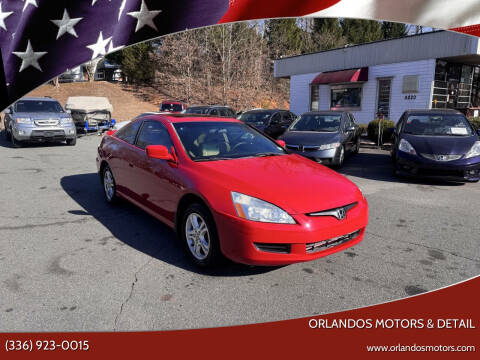 2006 Honda Accord for sale at Orlandos Motors & Detail in Winston Salem NC