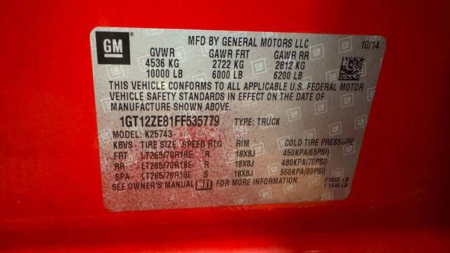 2015 GMC Sierra 2500HD