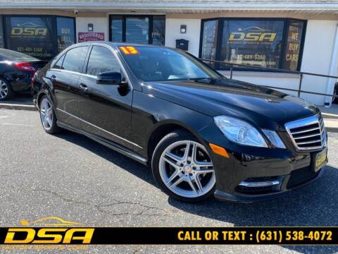 2013 Mercedes-Benz E-Class for sale at DSA Motor Sports Corp in Commack NY