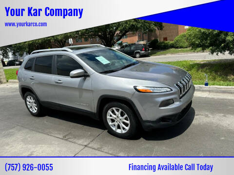 2015 Jeep Cherokee for sale at Your Kar Company in Norfolk VA