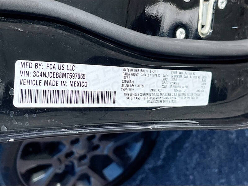 2021 Jeep Compass 80th Anniversary Edition