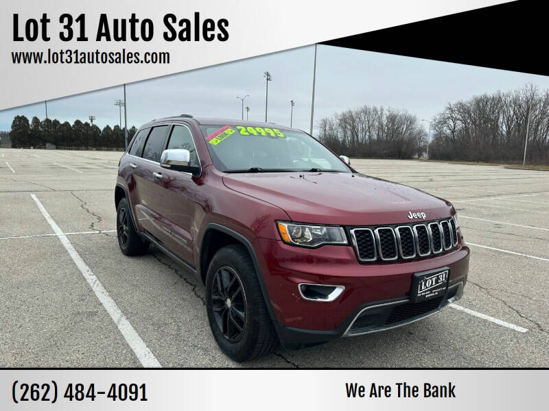 2018 Jeep Grand Cherokee for sale at Lot 31 Auto Sales in Kenosha WI