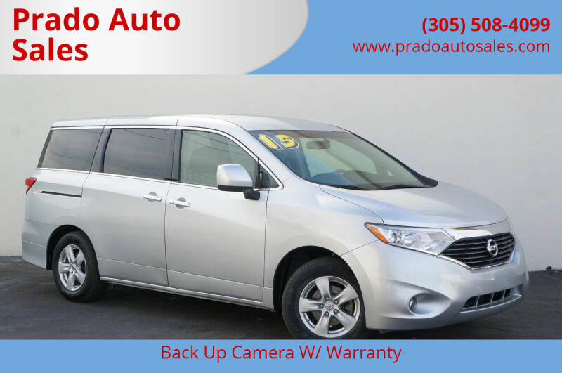 2015 Nissan Quest for sale at Prado Auto Sales in Miami FL