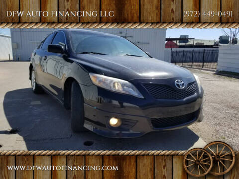 2010 Toyota Camry for sale at DFW AUTO FINANCING LLC in Dallas TX